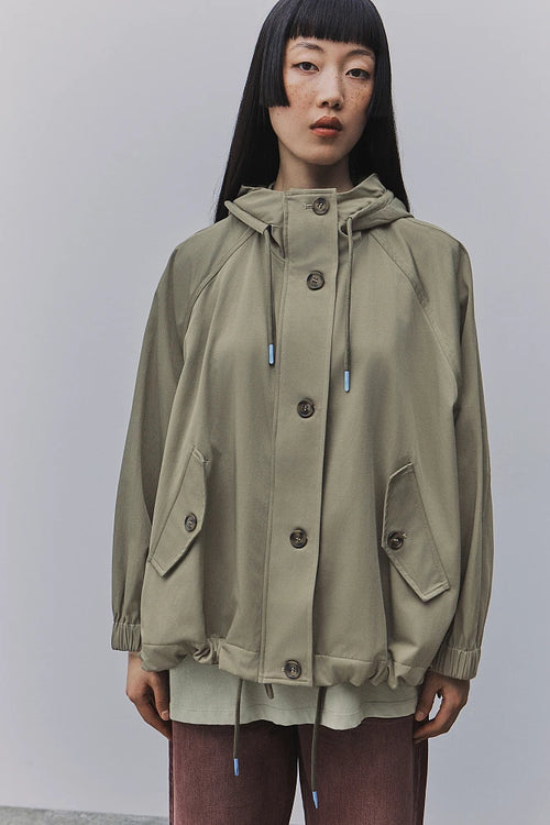 Bsb Jeans - Hooded Trench Coat