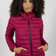 KURZE DAUNENJACKE FÜR DAMEN, BLAUBEER