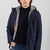 PARKA CON CAPPUCCIO DARK BLU UOMO