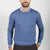 MEN'S SHAVED CREW NECK BLUE