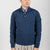 MEN'S NAVY BLUE BUTTONED TURTLENECK