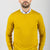 MEN'S SHAVED MUSTARD CREW NECK