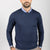 NAVY BLUE MEN'S SHAVED CREW NECK