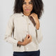 GIACCA IN MAGLIA BEIGE DONNA