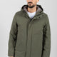 PARKA CON CAPPUCCIO MILITARE UOMO