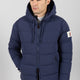 MEN'S SHORT BLUE DOWN JACKET