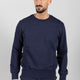 HERREN-SWEATSHIRT MIT BLAUEM PRINT