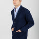 MEN'S BLUE KNIT JACKET