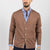 HERREN-CARDIGAN IN TABAKFORM