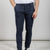 PANTALONE CHINO IN COTONE BLU UOMO