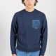 HERREN-SWEATSHIRT IN NAVY/DENIM