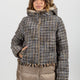 WOMEN'S DOVE GREY BOUCLE' DOWN JACKET