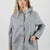 DOUBLE FABRIC JACKET MEDIUM GREY WOMEN