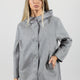 DOUBLE FABRIC JACKET MEDIUM GREY WOMEN