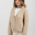 GIACCA MAGLIA BEIGE DONNA