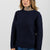 BLUE WOMEN'S CREW NECK