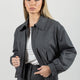 GRAUE WOLLJACKE FÜR DAMEN