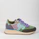 GREEN/PURPLE SNEAKERS WOMEN