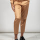 PANTALONE IN RASO BRONZO DONNA