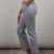 WOMEN'S GREY JERSEY PANTS