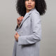 WOMEN'S GREY JERSEY JACKET