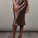 MAUVE ACETATE SKIRT WOMEN