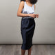 WOMEN'S BLUE ACETATE SKIRT