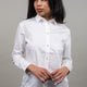 WHITE/CHICKEN COTTON SHIRT WOMEN