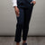 WOMEN'S BLUE COTTON TROUSERS