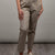 WOMEN'S SAND COTTON TROUSERS