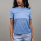 Max Mara MM Blusa in Cotone Celeste Donna