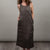 DARK GREEN LINEN DRESS WOMEN