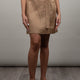 WOMEN'S CAMEL LINEN SKIRT