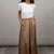 WOMEN'S BEIGE JERSEY SKIRT