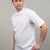 MEN'S OPTICAL WHITE PIQUET T-SHIRT