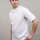 MEN'S OPTICAL WHITE PIQUET T-SHIRT