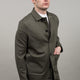 MEN'S GREEN PIQUET JACKET