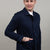 MEN'S NAVY BLUE PIQUET JACKET