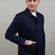 MEN'S NAVY BLUE PIQUET JACKET