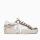 DAMEN-SNEAKERS IN WEISS/GOLD